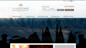 What Alpinadolomites.it website looked like in 2018 (5 years ago)