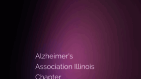 What Alzheimers-illinois.org website looked like in 2018 (5 years ago)