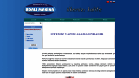 What Adalimakina.com website looked like in 2018 (5 years ago)
