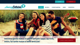 What Amiciziecattoliche.com website looked like in 2018 (5 years ago)