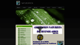 What Asociacionnaturista.com website looked like in 2018 (5 years ago)