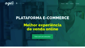 What Agececommerce.com.br website looked like in 2018 (5 years ago)