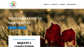What Allseasonsmigration.com website looked like in 2018 (5 years ago)
