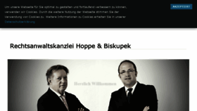 What Anwaltskanzlei-h-b.de website looked like in 2018 (5 years ago)