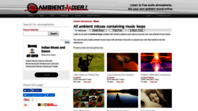 What Ambient-loops.ambient-mixer.com website looked like in 2018 (5 years ago)