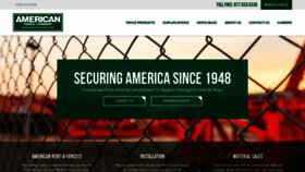What Americanfence.com website looked like in 2018 (5 years ago)