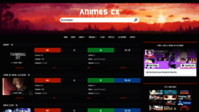 What Animescx.net website looked like in 2018 (5 years ago)