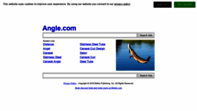 What Angle.com website looked like in 2018 (5 years ago)