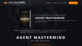 What Agentmastermind.com website looked like in 2018 (5 years ago)