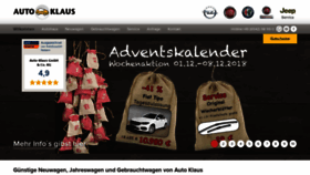 What Auto-klaus.de website looked like in 2018 (5 years ago)