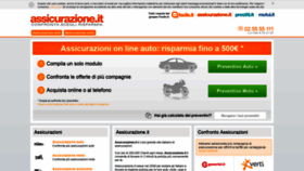 What Assicurazione.it website looked like in 2018 (5 years ago)