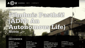 What Acu.nl website looked like in 2018 (6 years ago)