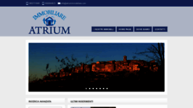 What Atriumimmobiliare.com website looked like in 2018 (5 years ago)