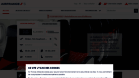 What Airfrance.tg website looked like in 2018 (5 years ago)