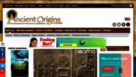 What Ancient-origins.es website looked like in 2018 (5 years ago)