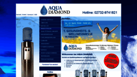 What Aqua-diamond.de website looked like in 2018 (5 years ago)