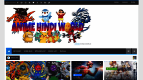 What Animehindiworld.com website looked like in 2018 (5 years ago)