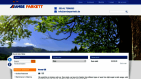 What Ambeparkett.com website looked like in 2018 (5 years ago)
