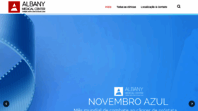 What Albanymedical.com.br website looked like in 2018 (5 years ago)