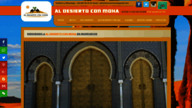 What Aldesiertoconmoha.com website looked like in 2018 (5 years ago)
