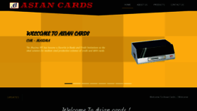 What Asiancardsindia.com website looked like in 2018 (5 years ago)