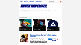 What Appsforpclove.net website looked like in 2018 (5 years ago)