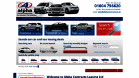 What Alphacontracts.co.uk website looked like in 2018 (5 years ago)