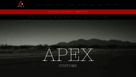 What Apexcustoms.com website looked like in 2018 (5 years ago)
