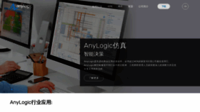 What Anylogic.cn website looked like in 2018 (5 years ago)