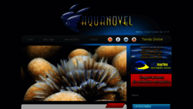 What Aquanovel.com website looked like in 2018 (5 years ago)