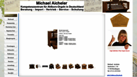 What Ahlborn-orgeln.de website looked like in 2018 (6 years ago)