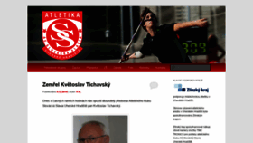 What Atletikauh.cz website looked like in 2018 (5 years ago)