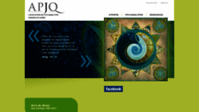 What Apjq.org website looked like in 2018 (5 years ago)