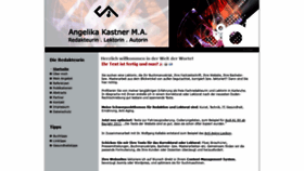 What Angelika-kastner.de website looked like in 2018 (5 years ago)