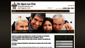 What Alpernlaw.com website looked like in 2018 (5 years ago)