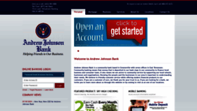 What Andrewjohnsonbank.com website looked like in 2018 (5 years ago)