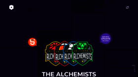 What Alchemists.dan-fisher.com website looked like in 2018 (5 years ago)