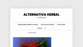 What Alternativaherbal.com website looked like in 2018 (5 years ago)