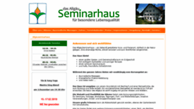 What Allgaeuseminarhaus.de website looked like in 2018 (5 years ago)