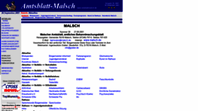 What Amtsblatt-malsch.de website looked like in 2018 (5 years ago)