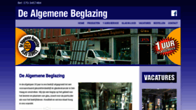 What Algemenebeglazing.nl website looked like in 2018 (5 years ago)