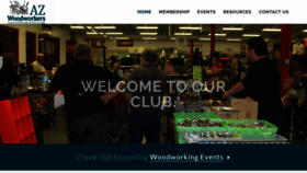 What Azfinewoodworkers.org website looked like in 2018 (5 years ago)