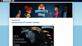 What Animschoolblog.com website looked like in 2018 (5 years ago)