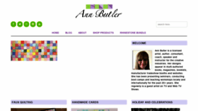 What Annbutlerdesigns.com website looked like in 2018 (5 years ago)