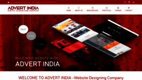 What Advertindia.com website looked like in 2018 (5 years ago)