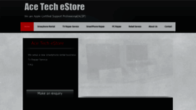 What Acetech.ie website looked like in 2018 (6 years ago)