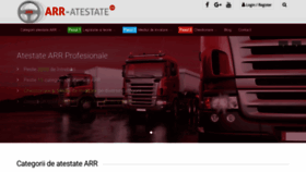 What Arr-atestate.ro website looked like in 2018 (5 years ago)