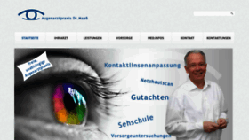 What Augenmaass.de website looked like in 2018 (5 years ago)