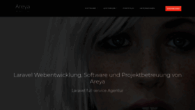 What Areya.de website looked like in 2018 (5 years ago)