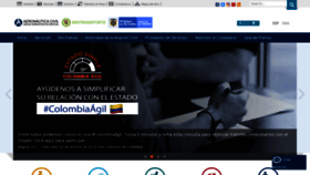 What Aerocivil.gov.co website looked like in 2018 (6 years ago)
